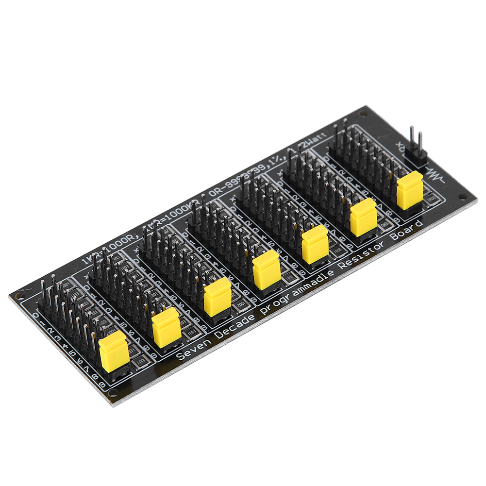 Programmierbarer Widerstand 1r-9999999r, Einstellbare Widerstandsplatine Mit 1r-raster, 1% Genauigkeit, 1/2w Leistung, Für Elektronische Tests Und Diy-projekte.