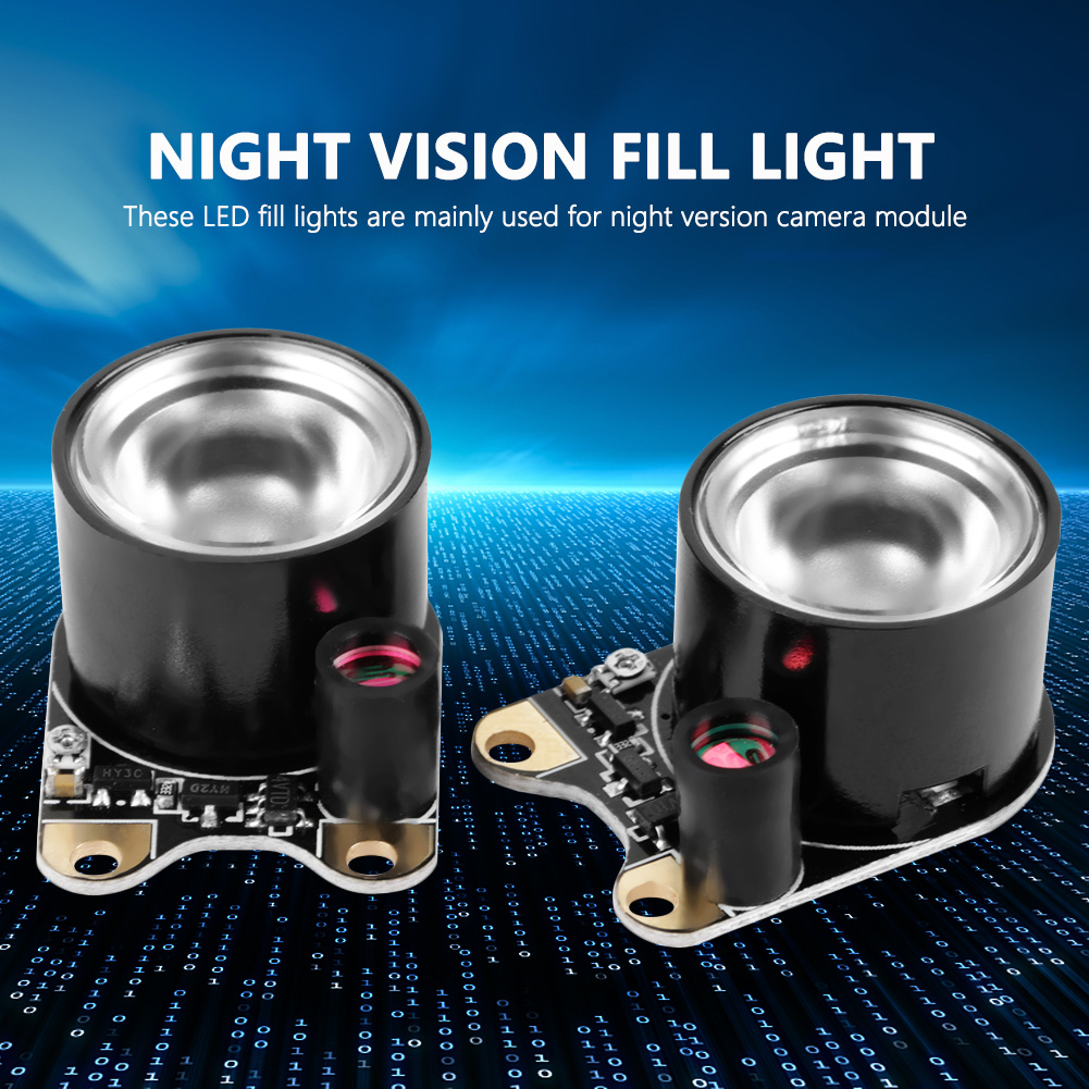 Zwei 850-nm-infrarot-leds Für Raspberry Pi 3/2/b+ Kamera, Nachtsicht, Zusatzbeleuchtung