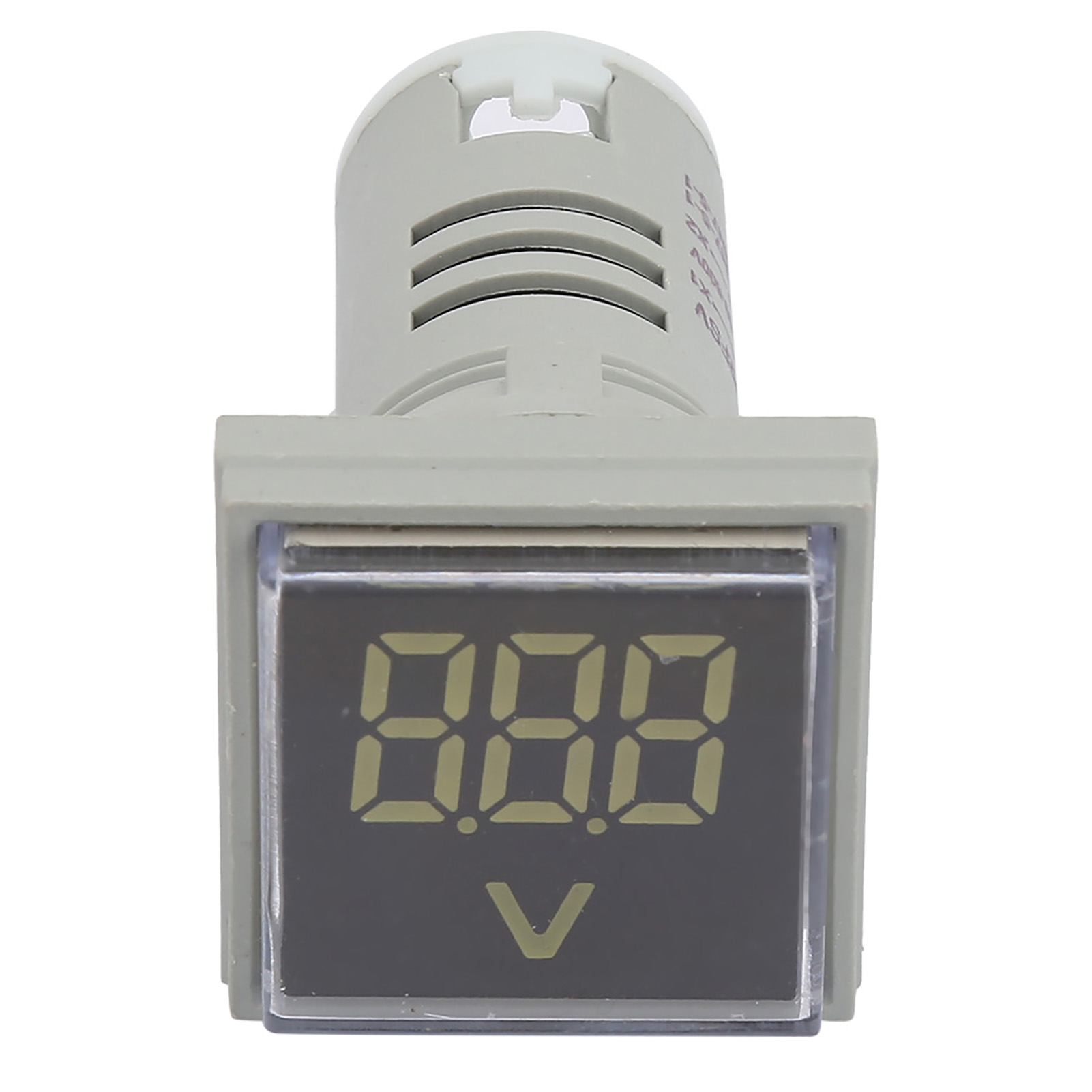 Quadratisches Digitales Led-spannungsmessgerät 60–500 V Ac, Spannungssignalanzeige, Digitales Voltmeter, Weißes Display