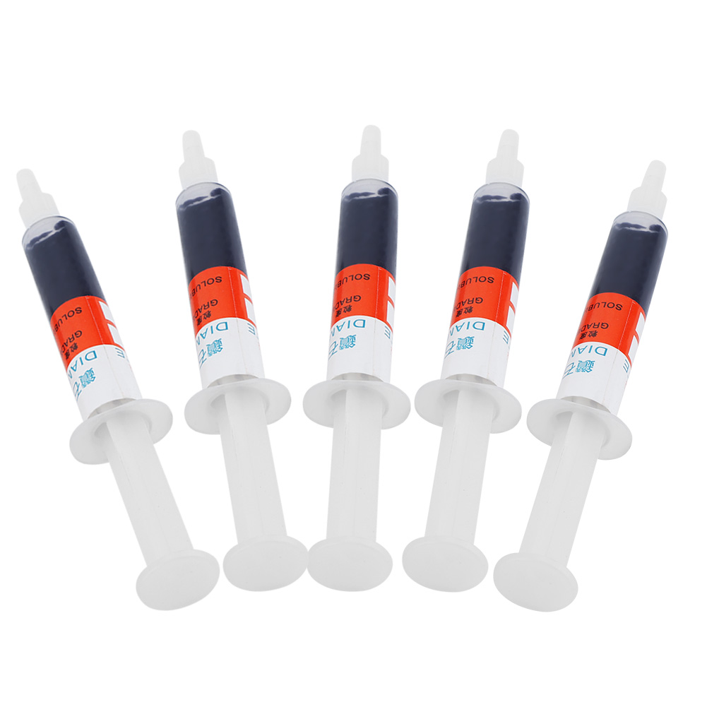 5-teiliges Diamantpolierset, W40 320 Läpppaste, Spritzenkanüle, Polierfinish.