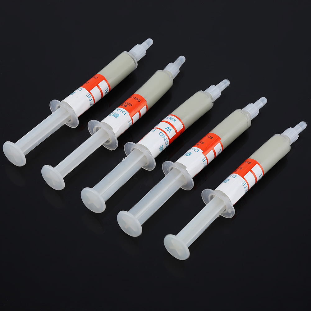 5-teiliges Diamantpolierset, W1.0 8000 Schleifpaste, Spritzenkanüle