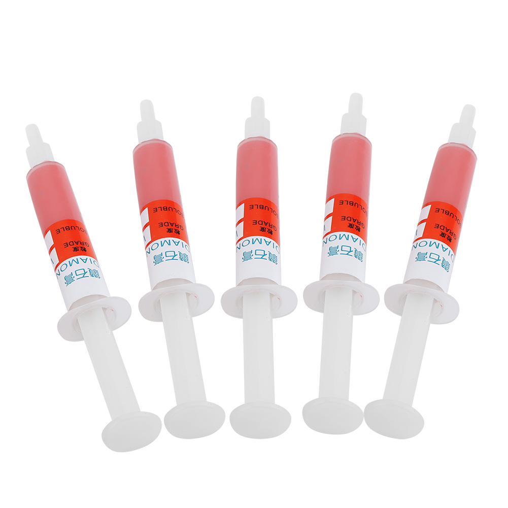 Diamantpolierpaste 5 Stück/set, Schleifmittel W1.5 6000, Spritzenkanüle, Zum Veredeln Und Polieren.