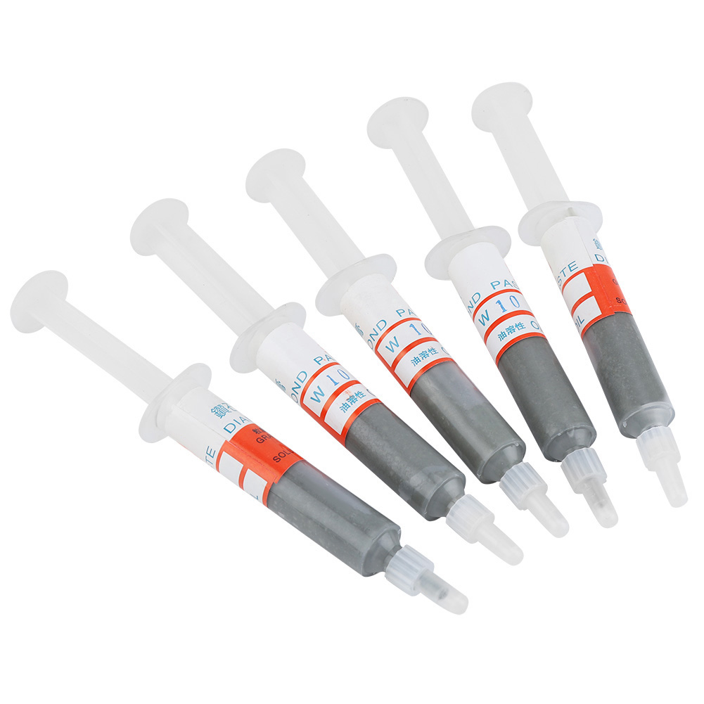 5-teiliges Diamantpolierset, W10 1000 Schleifmittel, Nadelrohr, Zum Schleifen Und Polieren