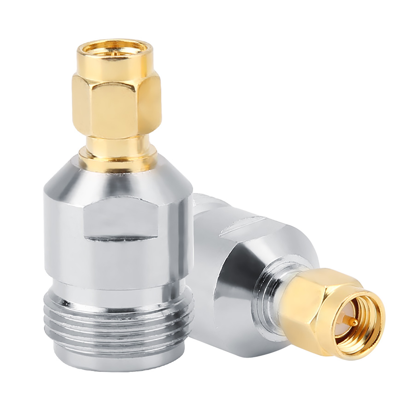 Rf-typ-n-buchse Auf Sma-stecker-adapter, 2-teiliger Koaxialstecker-testkonverter
