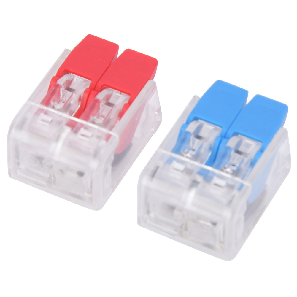 Zweiteilige Elektrische Anschlussdose, Federbelastete Klemmenleiste, 11-24awg-drahtkabel, Schnellverbinder, 40er-packung, Pct-412
