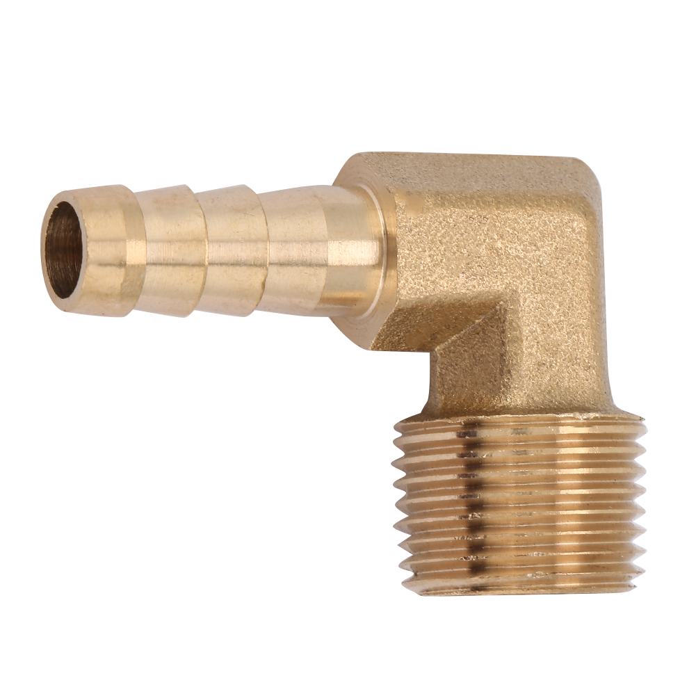 G3/8-winkelverbinder Aus Messing Mit Außengewinde Für 8-mm-schläuche, Adapterverbinder, 2er-pack