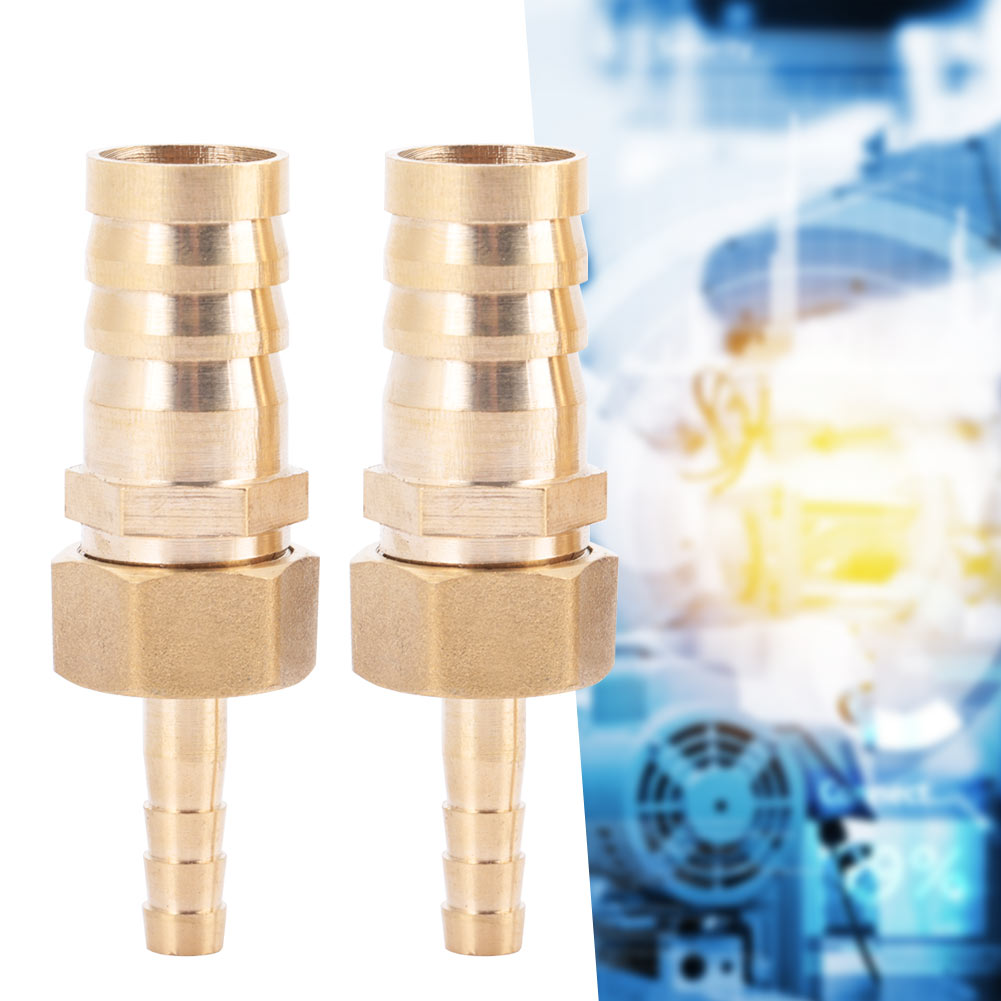 Reduzierstück Aus Messing Mit Schlauchanschluss Und Widerhaken, Reduzierverbinder (außengewinde), 6 Mm Auf 16 Mm, 2er-pack