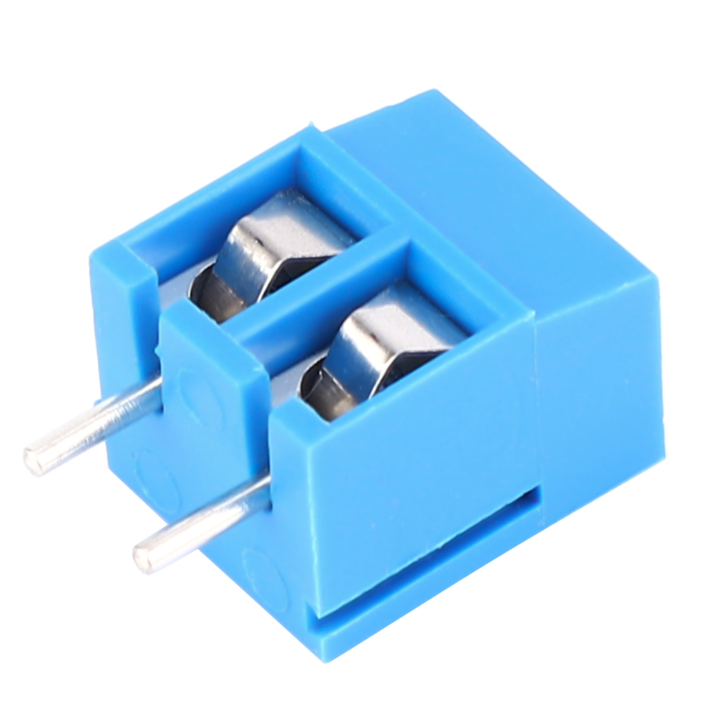 5,0 Mm 2-polige Schraubklemmen Für Leiterplatten, Elektrischer Steckverbinder, Packung Mit 50 Stück