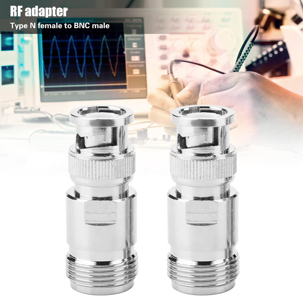 Hf-koaxialadapter Typ N Buchse Auf Bnc Stecker, Testkonverter, 2er-pack
