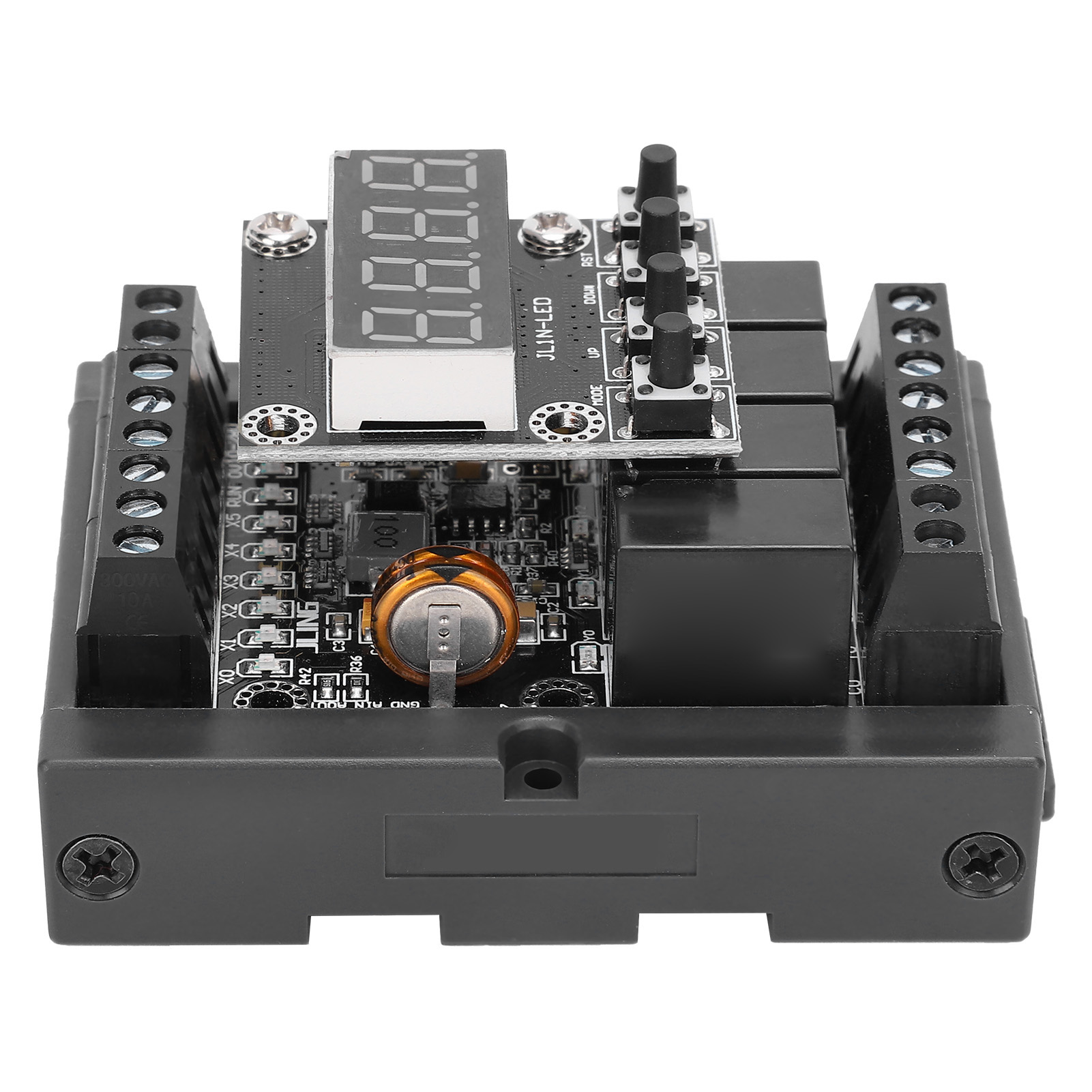 Industrielle Digitale Sps-röhrenrelaisplatine Mit Jl1n-10mry 24v Dc Gehäuse, Programmierbares Logikmodul Für Steuerungssysteme.