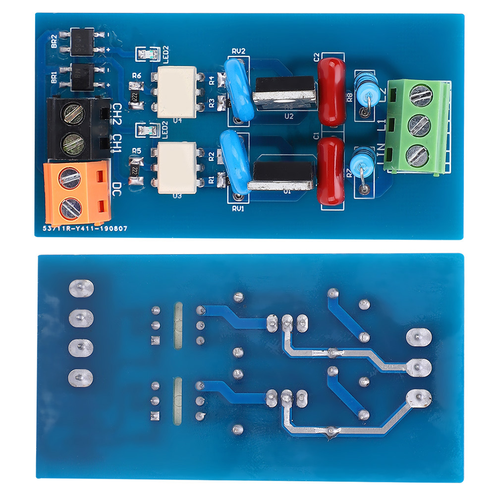 2-kanal-kontaktloses Relaismodul, Sps-verstärkerplatine, Optoelektrische Trennung, Ac 8-230v, Kontaktlos.