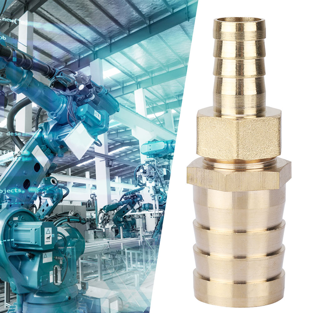Doppelter Reduzierverbinder Aus Messing Mit Widerhaken, 14–25 Mm Rohradapter