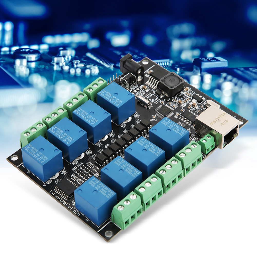 8-kanal-rj45-netzwerk-relaismodul Nc-1000, Industriezubehör Für Wlan-fernsteuerung, Hausautomatisierungssteuerung