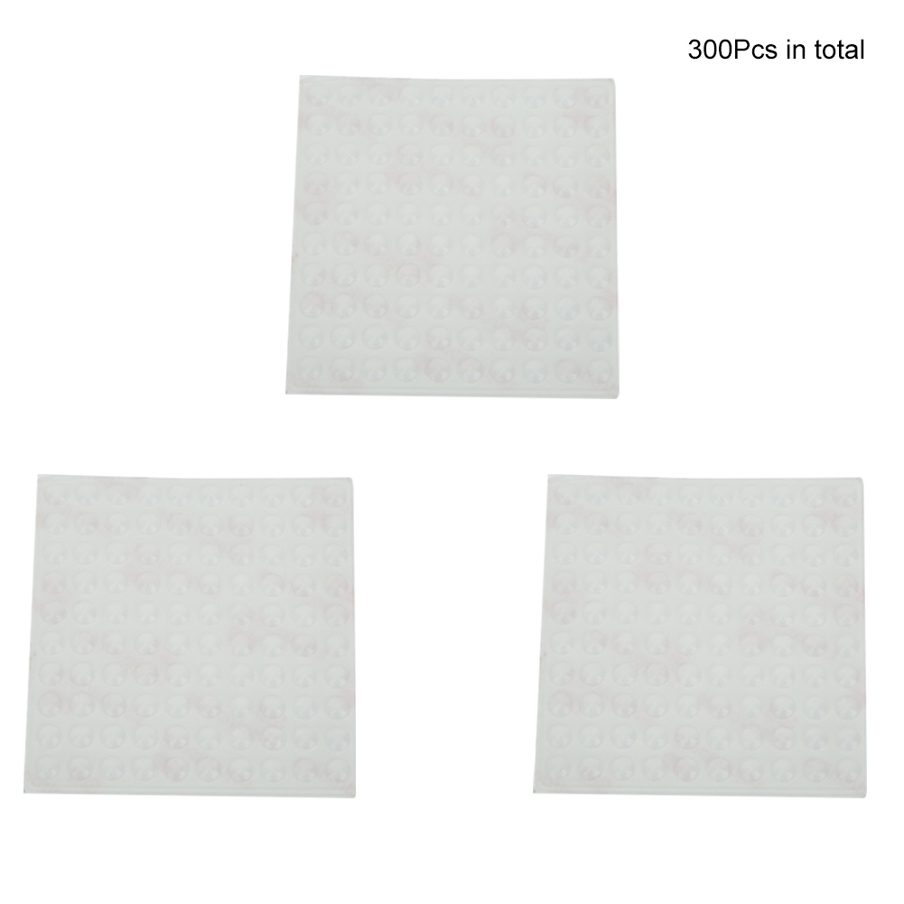 300 Transparente, Selbstklebende Silikonpads, Rutschfeste Füße Für Möbel, Bodenschutz, 6 X 2 Cm, 300er-packung