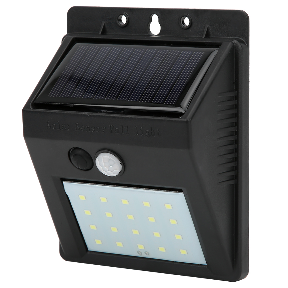 20 Led Solar-wandleuchte Für Den Außenbereich, Garten, Einfahrt, Tor, Terrasse, Sicherheit, Ip65 Wasserdicht