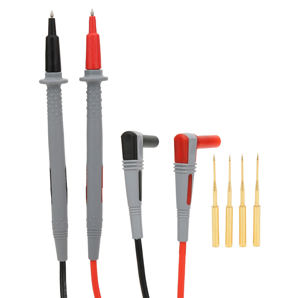 Universal-multimeter-messleitung P1505, 150 Cm, 1000 V/10 A, Kupfermessspitze, Silikonummanteltes Kabel, Messleitungspaar