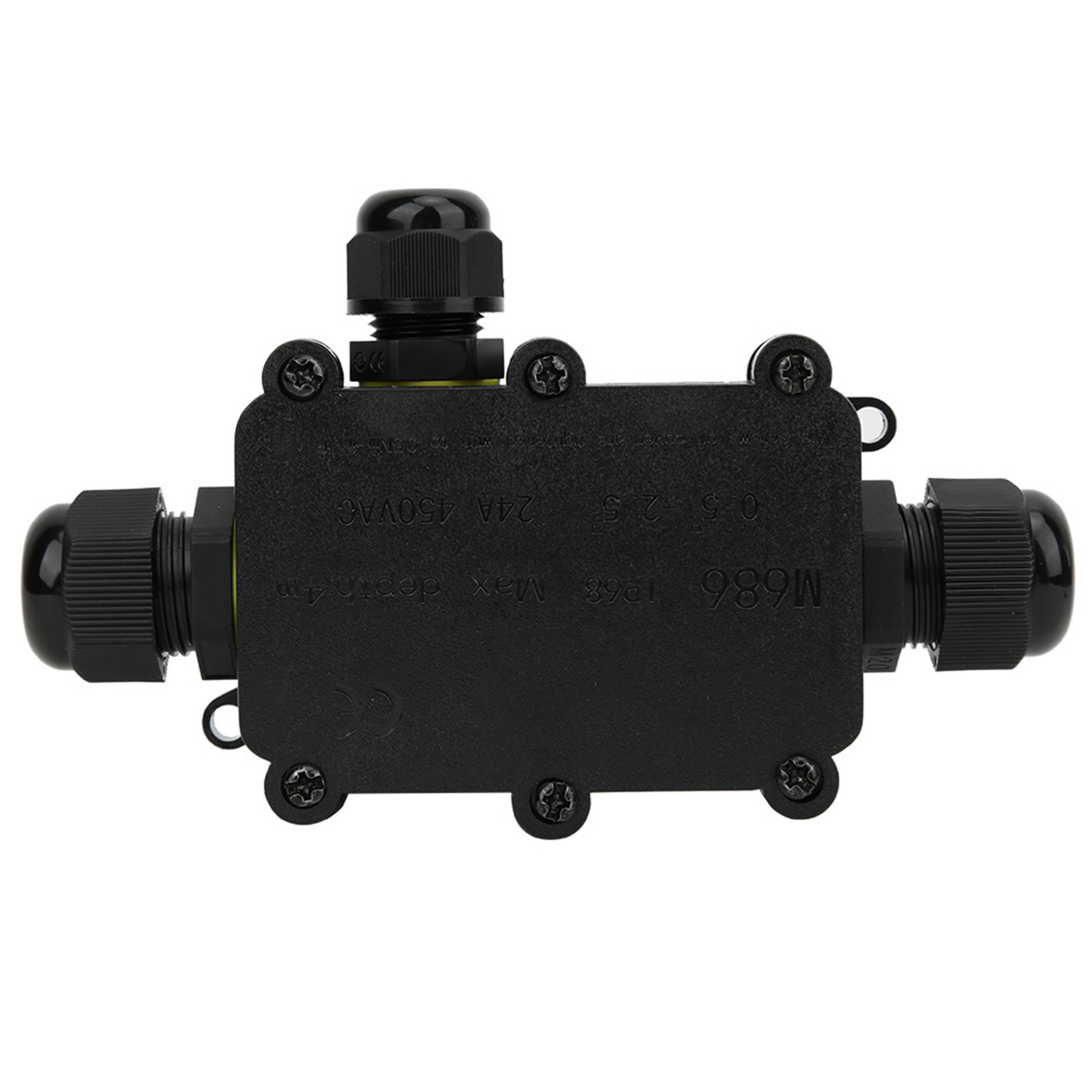 Ip68 Wasserdichte Anschlussdose (5 M), T100 450vac 24a Tauchanschlussdose Für Elektronische Geräte, Ul94v-2 Kunststoff