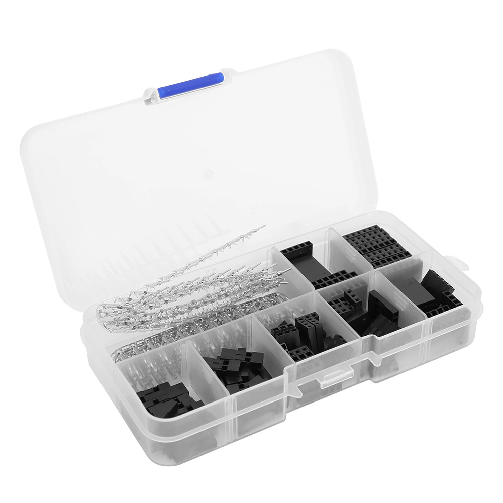 310-teiliges Stiftverbinder-set, Stecker- Und Buchsengehäuse, Crimp-anschlüsse, 2,54 Mm Rastermaß, Sortiment Für Elektronische Verdrahtung.