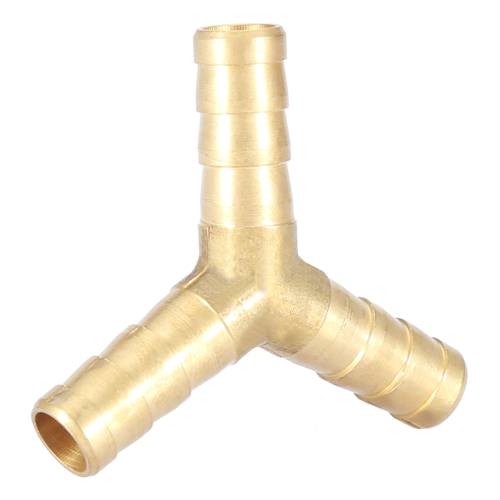 Dreiwege-y-verbinder Aus Messing Mit Widerhaken Für Luft, Wasser Und Gas, 8 Mm Außendurchmesser, 4er-packung