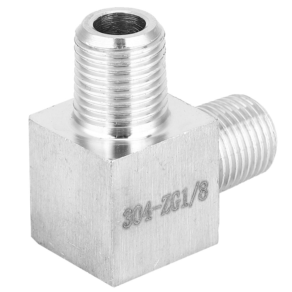 90°-winkelverschraubung (außengewinde Auf Außengewinde) Aus Edelstahl 304, 1/8-zoll-rohrverbinder