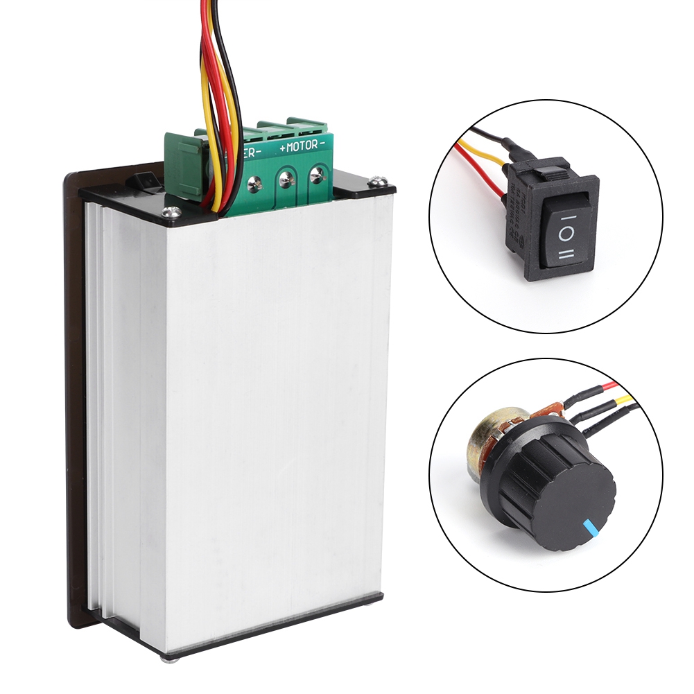 Drehzahlregler Für Gleichstrommotoren, 15 A, 6 V, 12 V, 24 V, 36 V, 48 V, Digitaler Regler Mit Led-anzeige