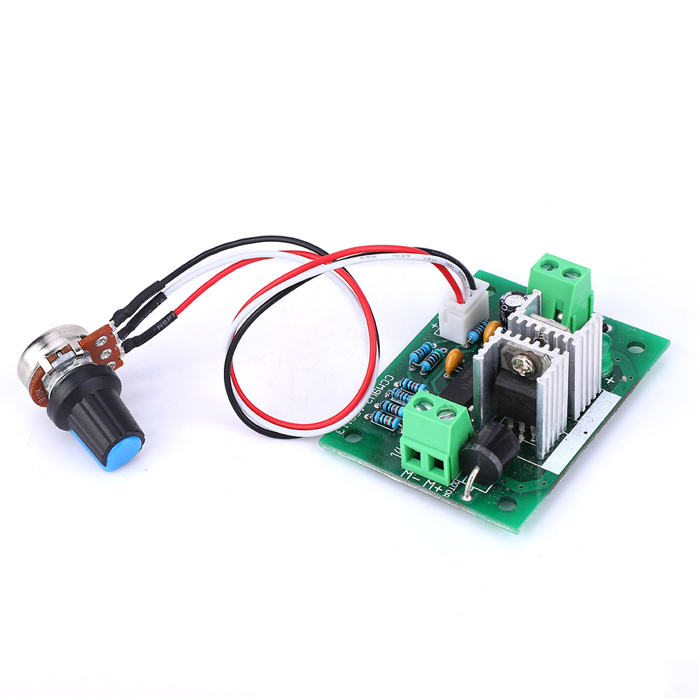 Universeller 12-24v 6a Pwm-drehzahlregler Für Gleichstrommotoren, Stufenloses Reglermodul