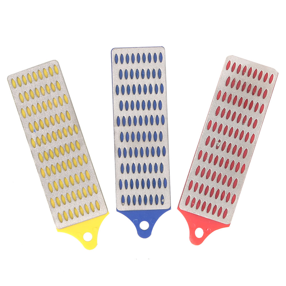 Set Mit 3 Diamant-schärfsteinen Für Küchenmesser, Schärfwerkzeug