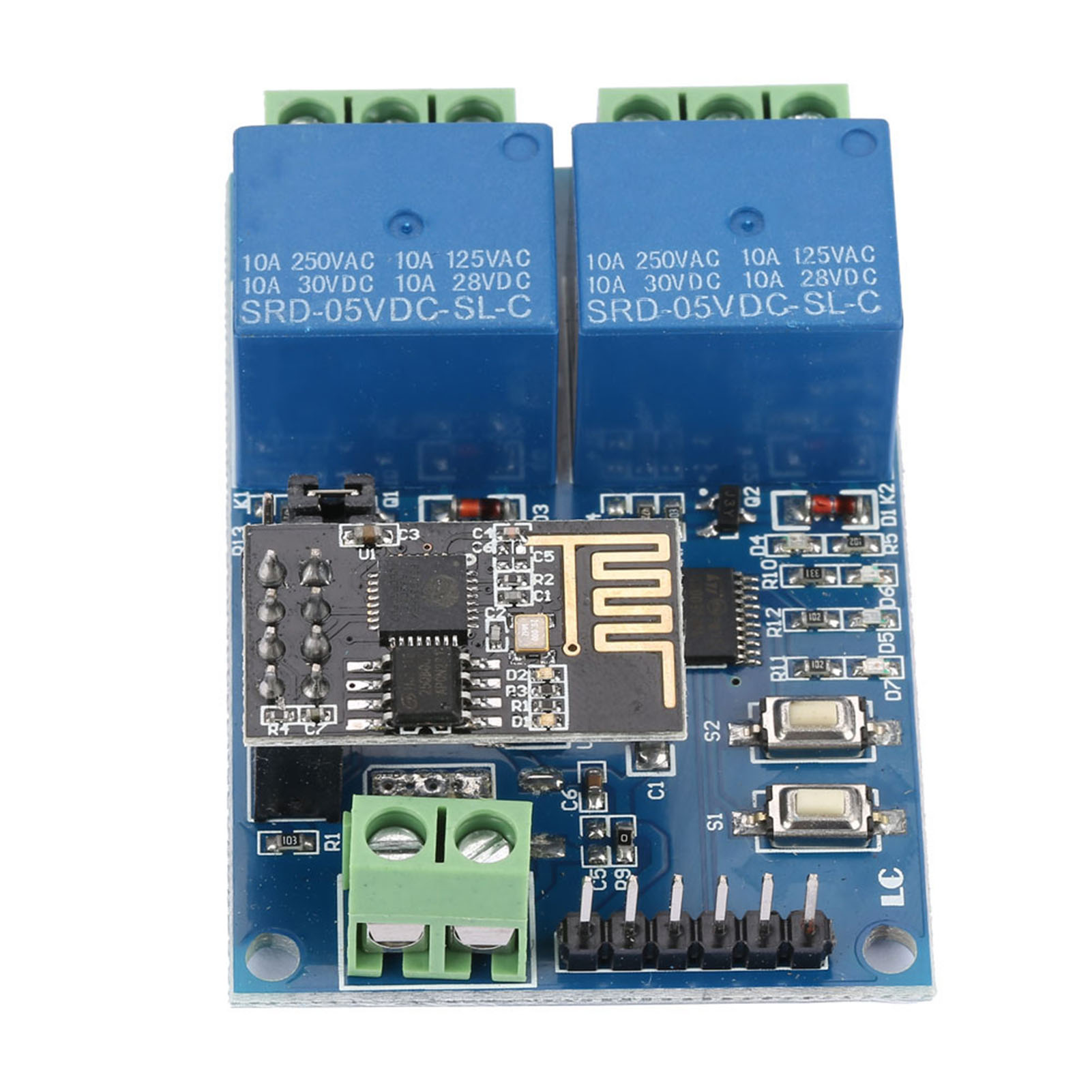 Esp8266 5v Dual-channel-wlan-relaismodul Für Hausautomation, Fernsteuerung Per Mobil-app