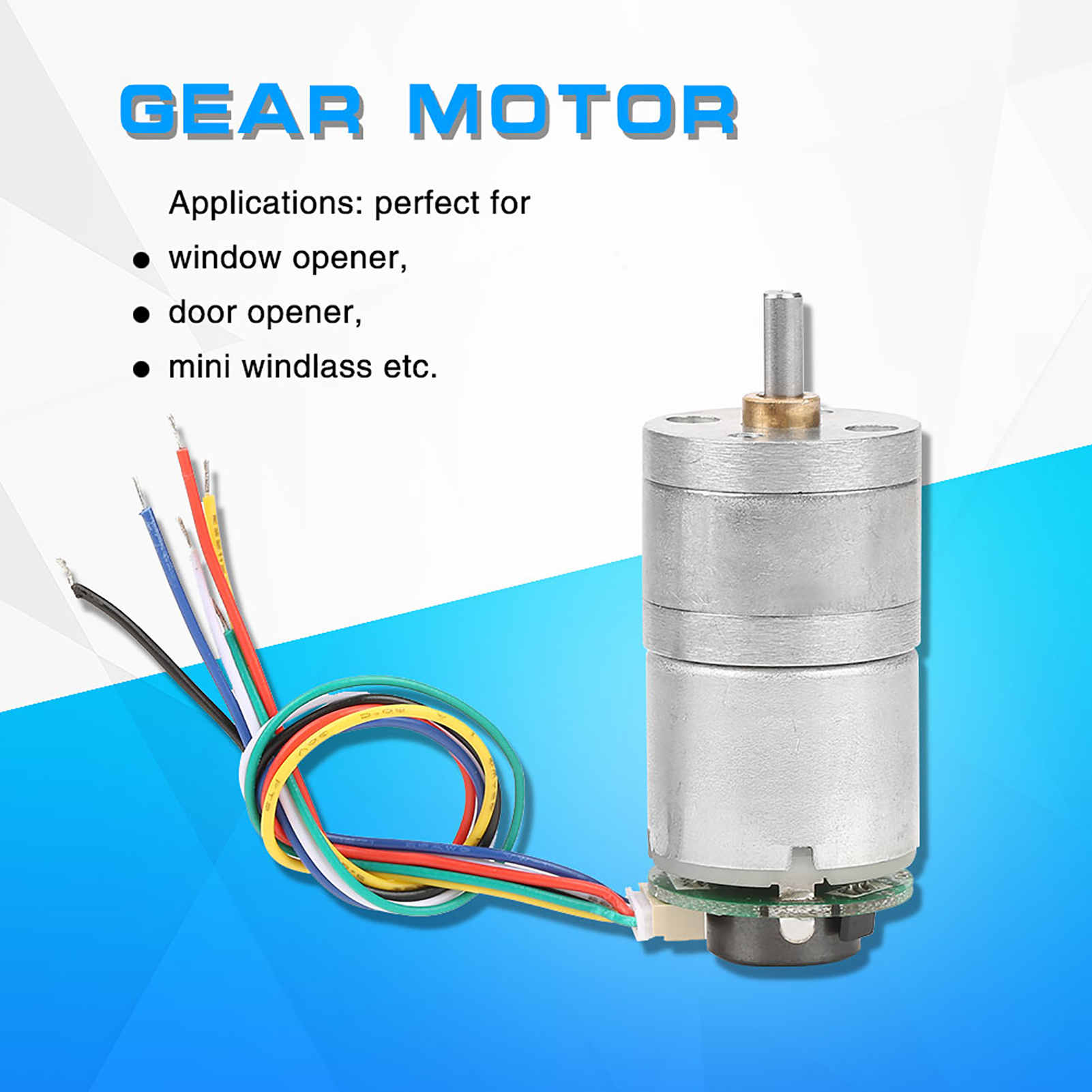 Gm25-310 Getriebemotor Mit Encoder, Metallgetriebe, 12 V Gleichstrom, Drehzahl 30 U/min