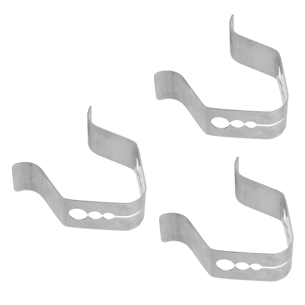 Set Mit 3 Edelstahl-grillsondenklemmen Für Grill, 3-loch-drehspießhalterung, Zubehör Für Die Zubereitung Von Speisen Im Freien