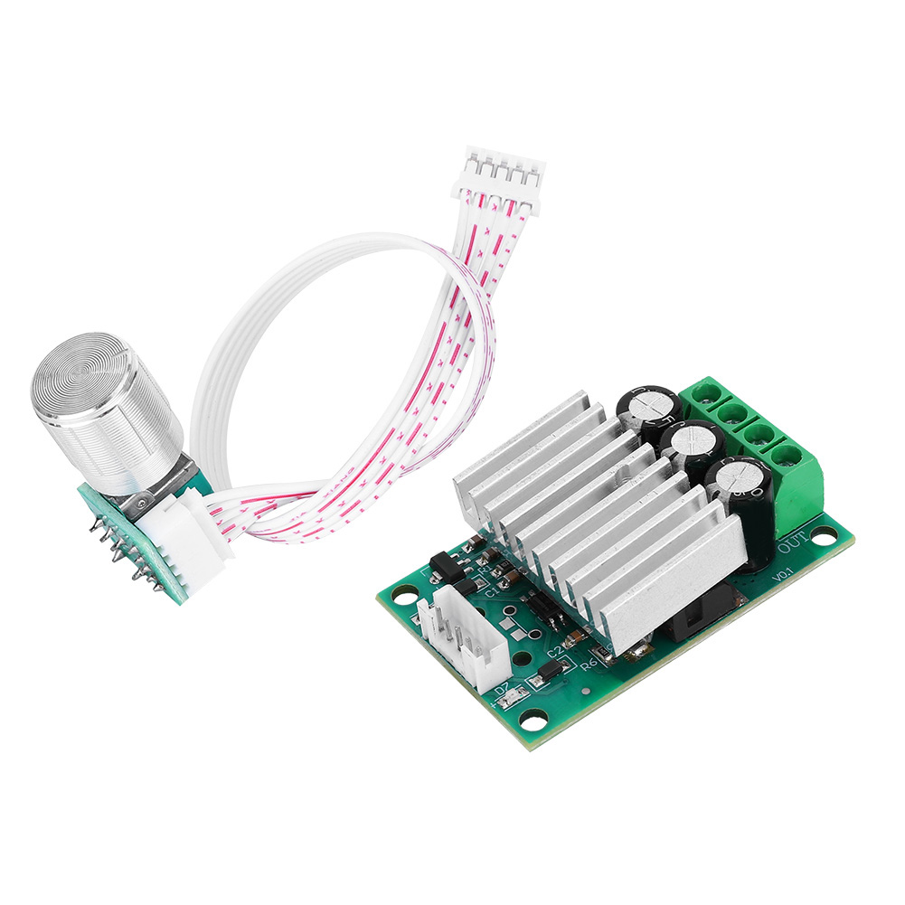 Dc-pwm-motordrehzahlregler 12v-30v 10a, Industrieregler Mit Übersichtlicher Beschriftung, Variabler Leistungsregler Für Den Professionellen Einsatz