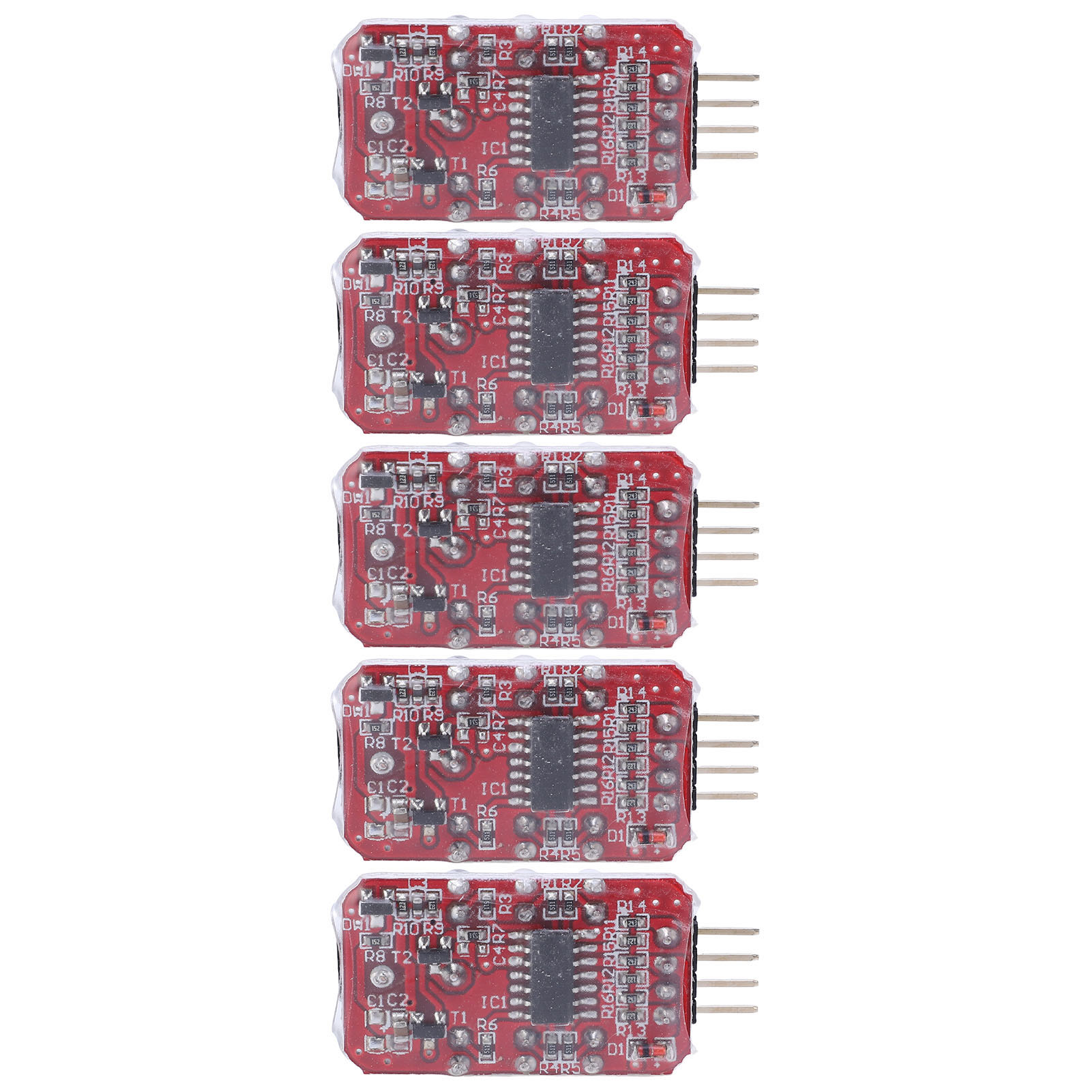 5er-pack Lithium-batterie-spannungsalarm Mit Akustischem Und Optischem Signal, Echtzeit-erkennung Für 2s- Und 3s-batterien