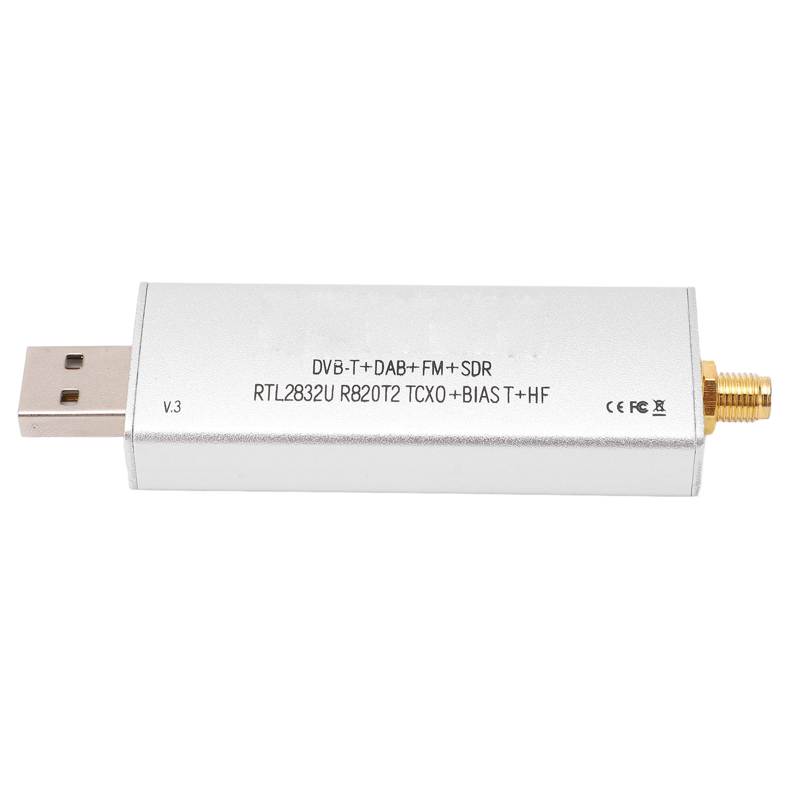 Rtl-sdr R820t2 Rtl2832u Tcxo 1ppm Sma 500khz-1766mhz Sdr-funkempfänger Für Signalempfang