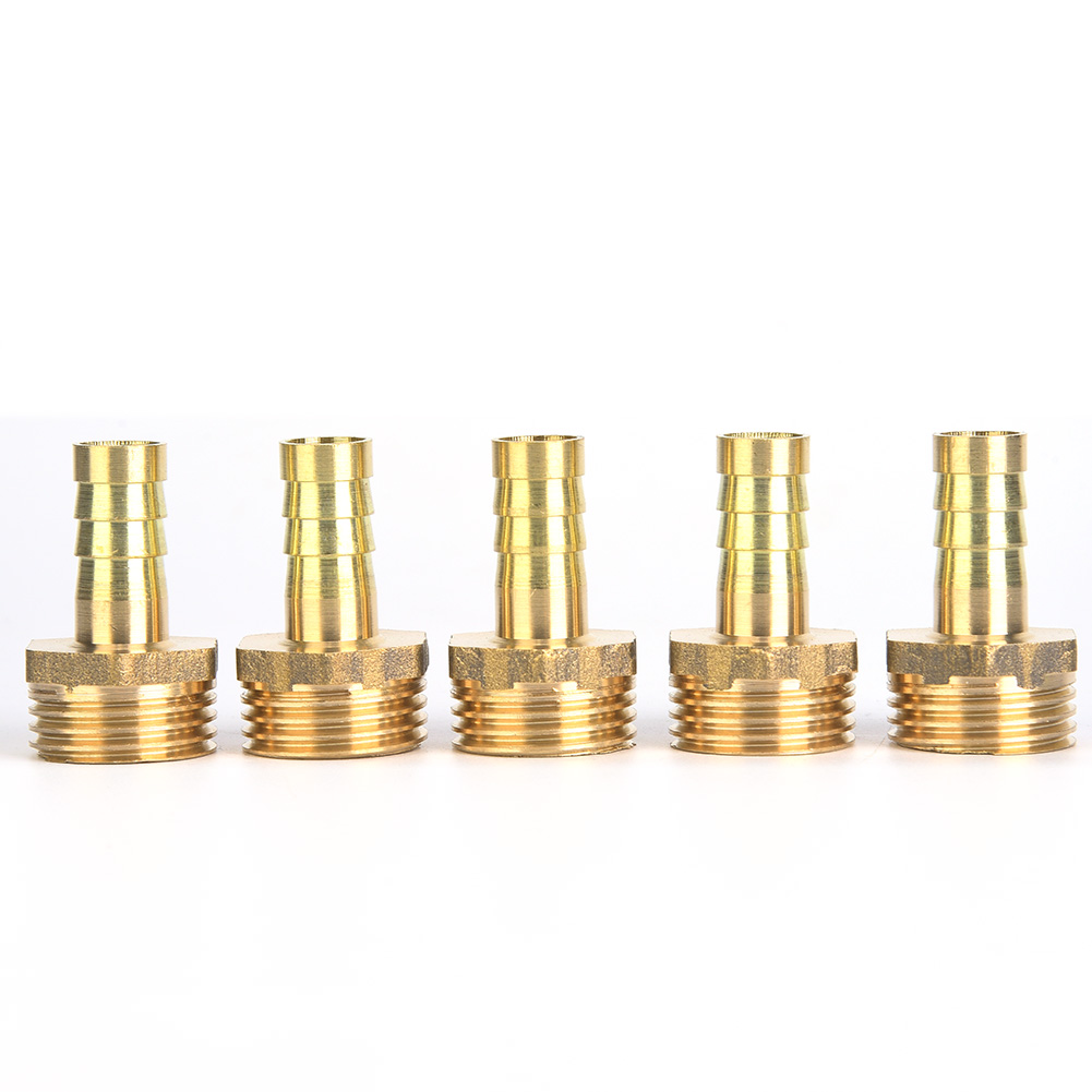 Schlauchverbinder Aus Messing, Außengewinde G1/2 Auf 10 Mm, Wasserschlauchanschluss, 5er-pack
