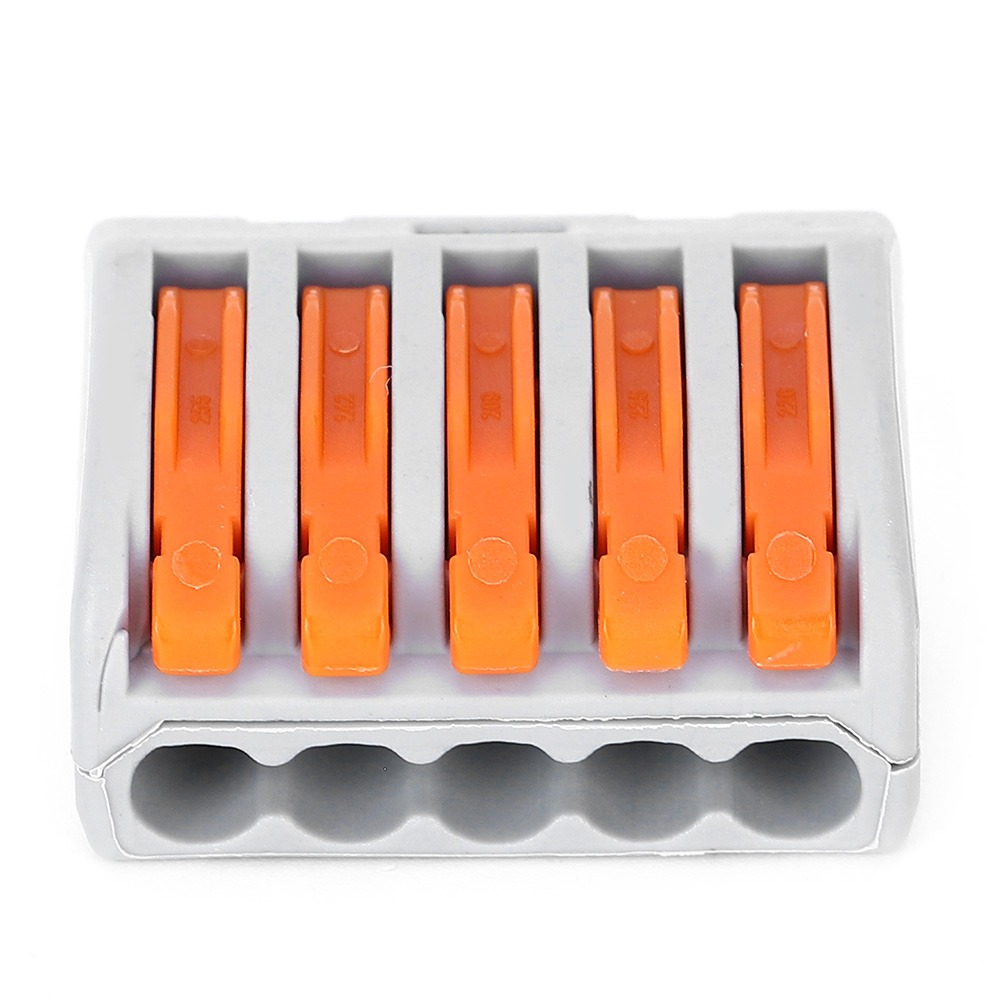 Pct-215 10-teilige Elektrische Steckverbinder, 5-polige Klemmenblöcke, Schnellanschluss-beleuchtungskabel, Multifunktions-verteilerblock