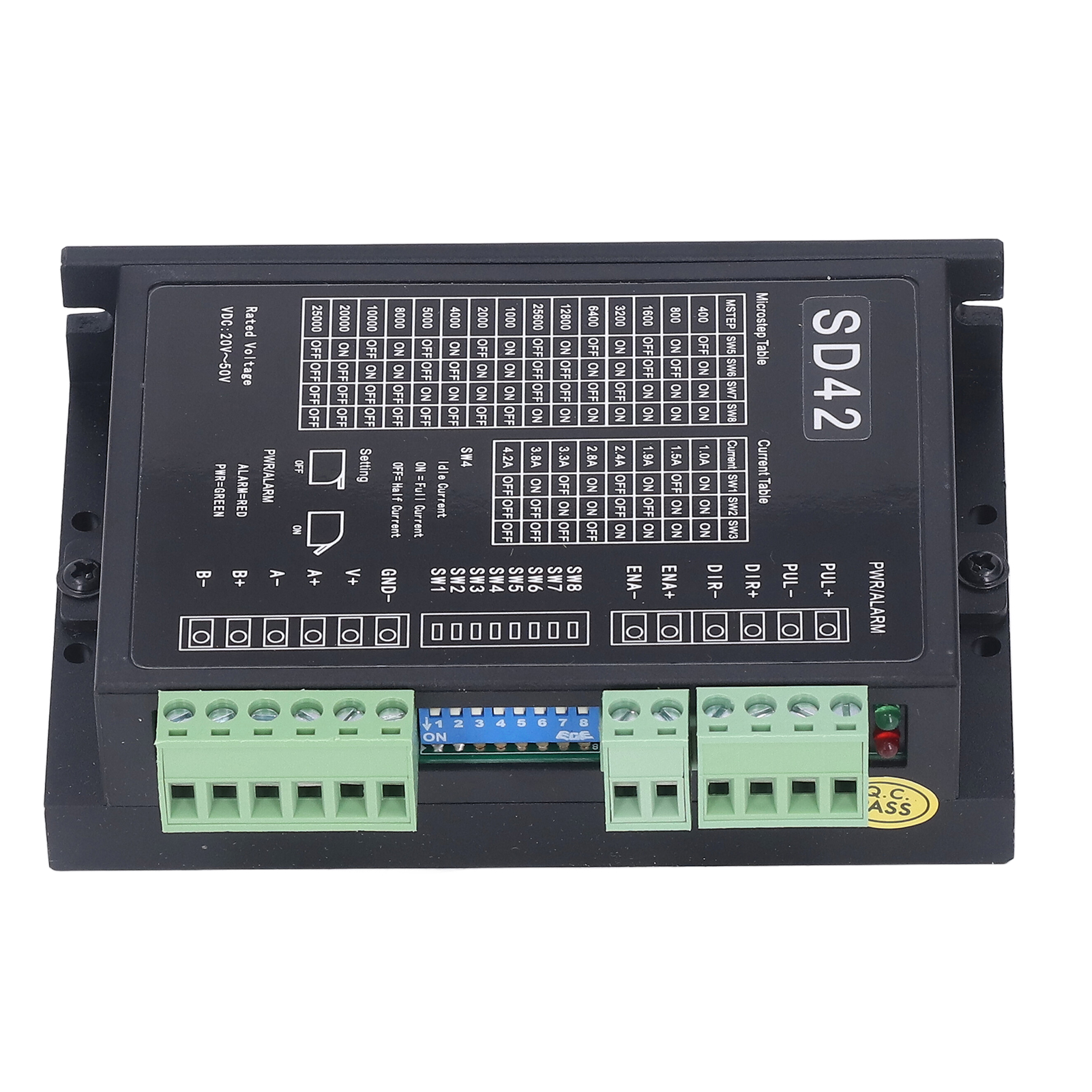 Geräuscharmer Schrittmotortreiber Aus Aluminiumlegierung, Einfache Installation, Eingangsspannung Dc 20-50 V