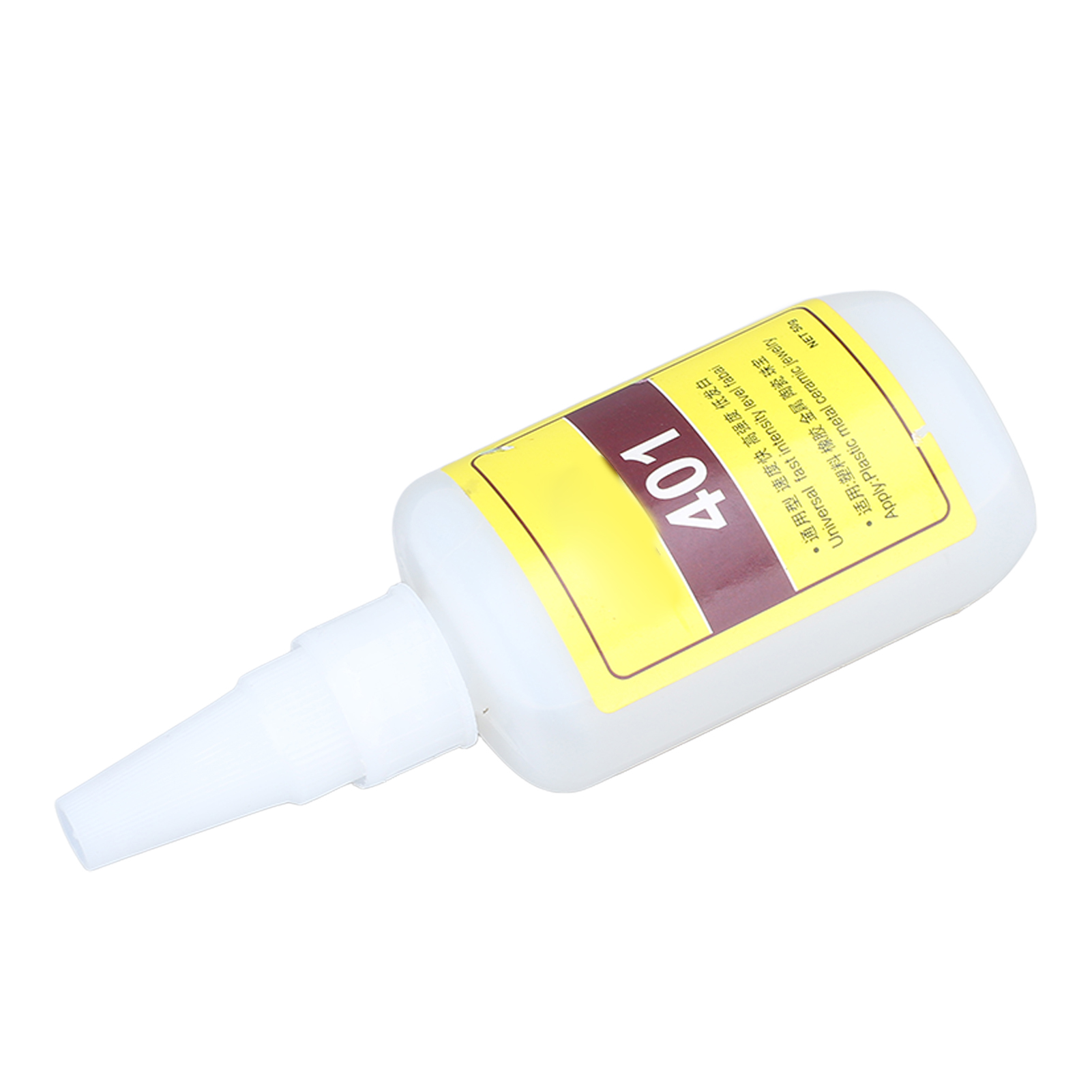 Universalklebstoff 401 50 G, Hohe Haftung, Schnellhärtend, 120 Mpa Viskosität, Metallklebstoff Für Gummi, Keramik Und Kunststoffe