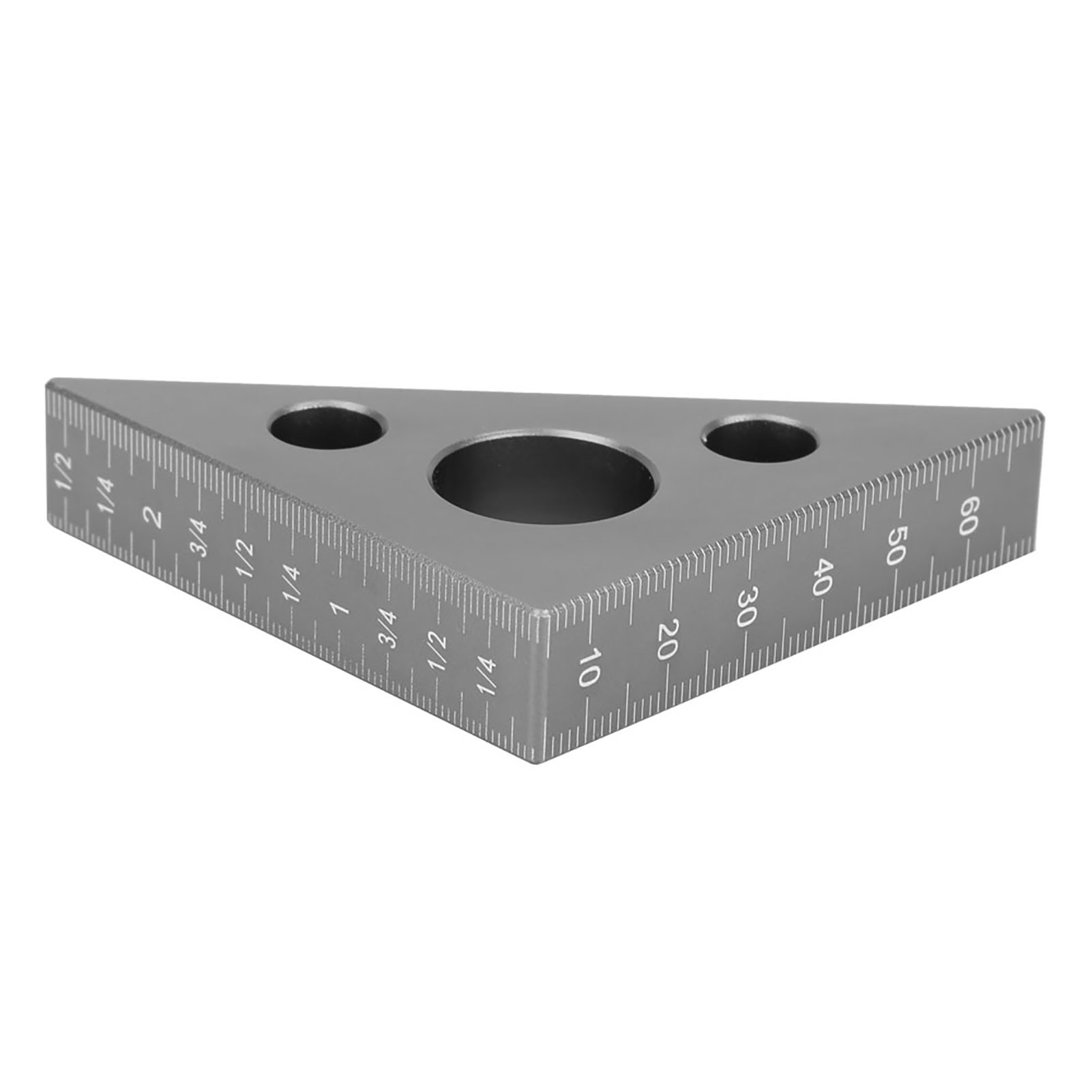 45/90-grad-winkel Aus Gebürstetem Aluminium, Präzisionsmesswerkzeug Für Die Holzbearbeitung, Mini-werkstattlineal