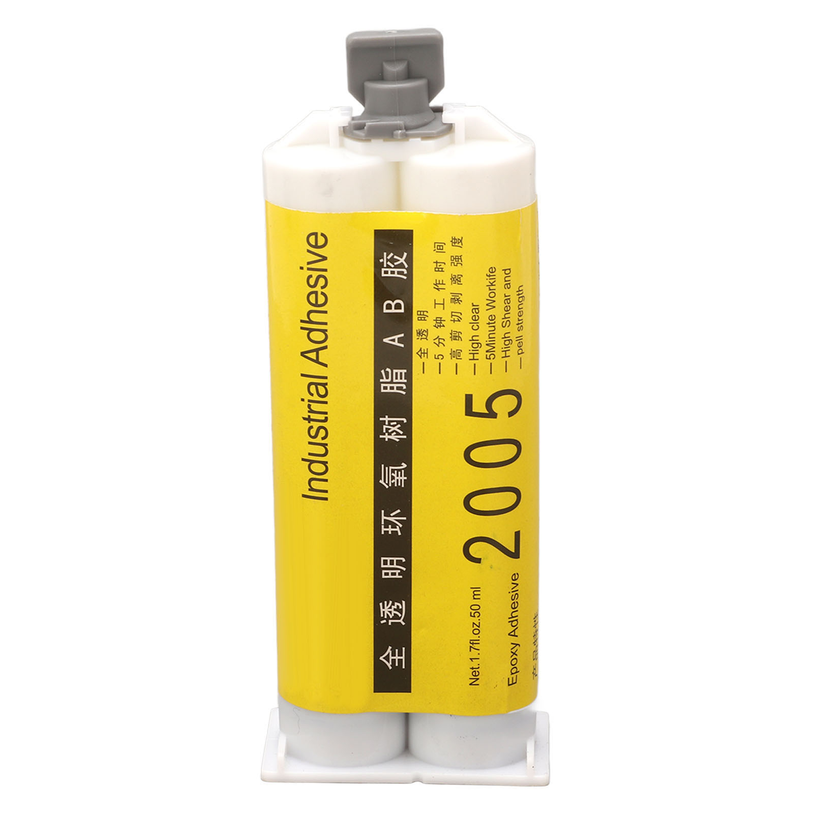 Hochviskoser, Transparenter Ab-epoxidharzkleber, 5 Minuten Trocknungszeit, Leistungsstark, 50 Ml