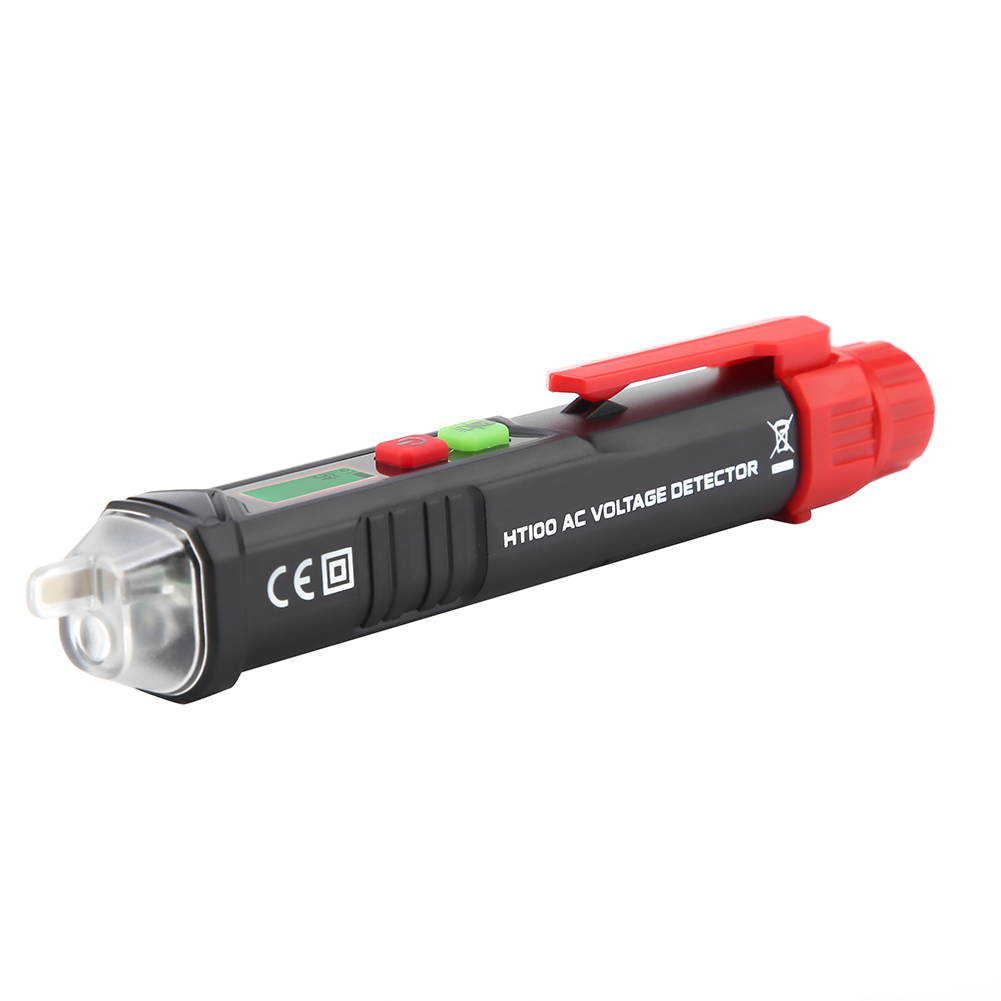 Ht100 Led-berührungsloser Spannungsprüfer, Wechselstromdetektor 0-40°c