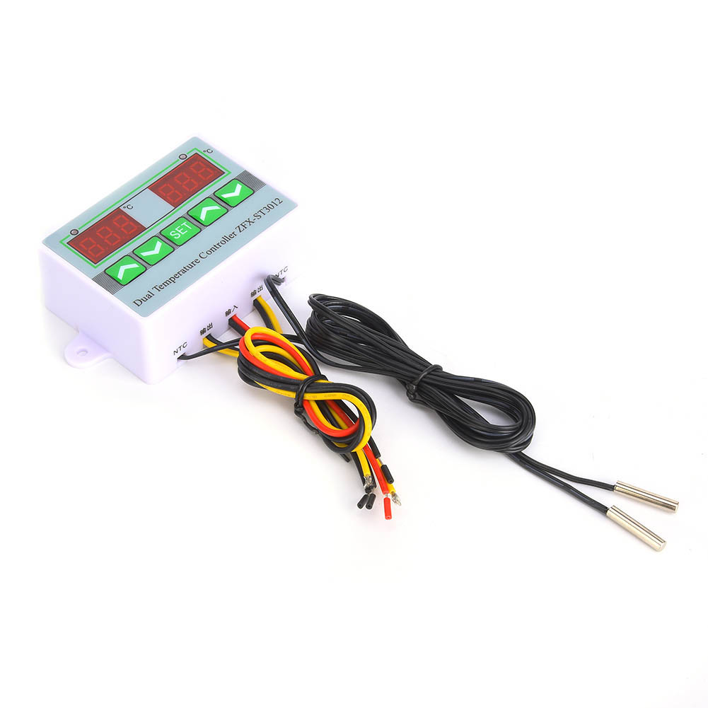 St3012 Zweikanal-temperaturregler, Intelligentes Digitaldisplay, Ac220v-thermoschalter