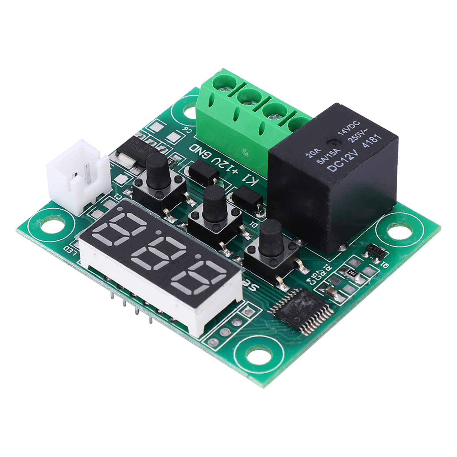 W1209 12v Dc Digitalthermostat Mit Wasserdichter Sonde, Temperaturregler -50110°c, Steuerschalter, 2er-pack
