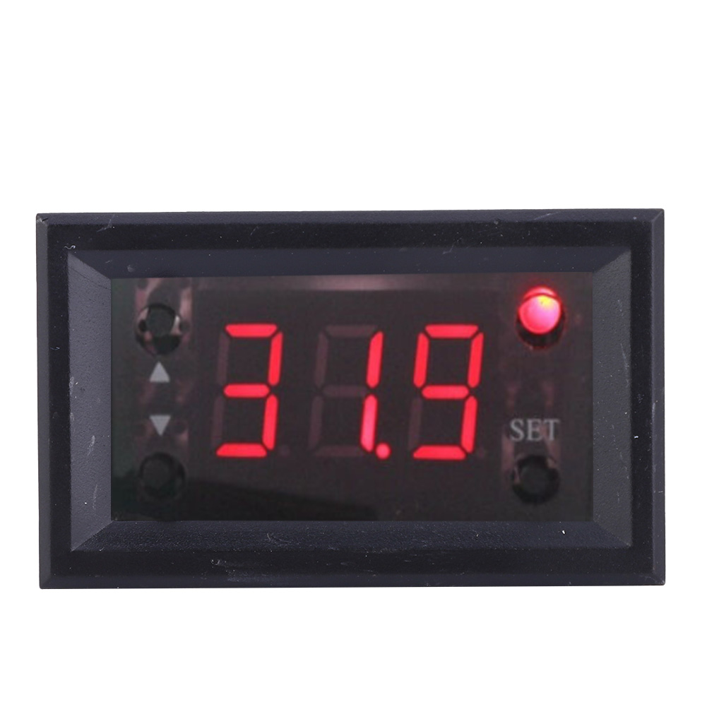 W1218 Digitaler Thermostat Temperaturregler Dc12v -20100℃ Rote Kontrollleuchte 12v
