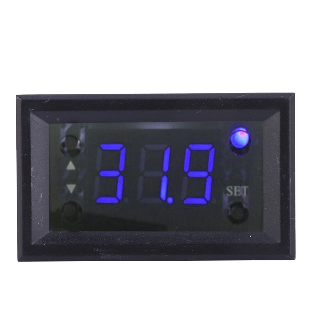 W1218 Digitaler Thermostat Temperaturregler Dc12v -20100℃ Blaues Display