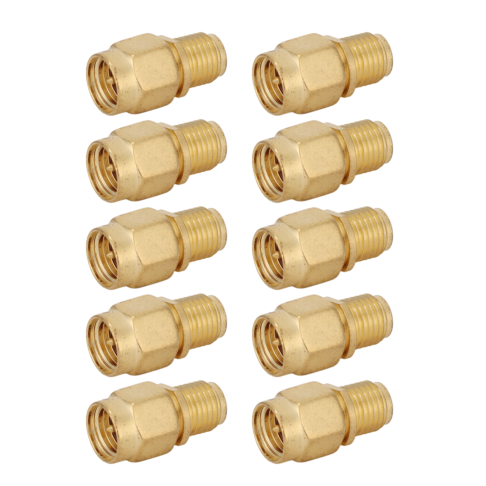 Instrumenten-umrüstadapter-set, 10 Stück Hf-koaxialstecker Sma-stecker Auf Rpsma-buchse, Adapterkabel, Testzubehör.