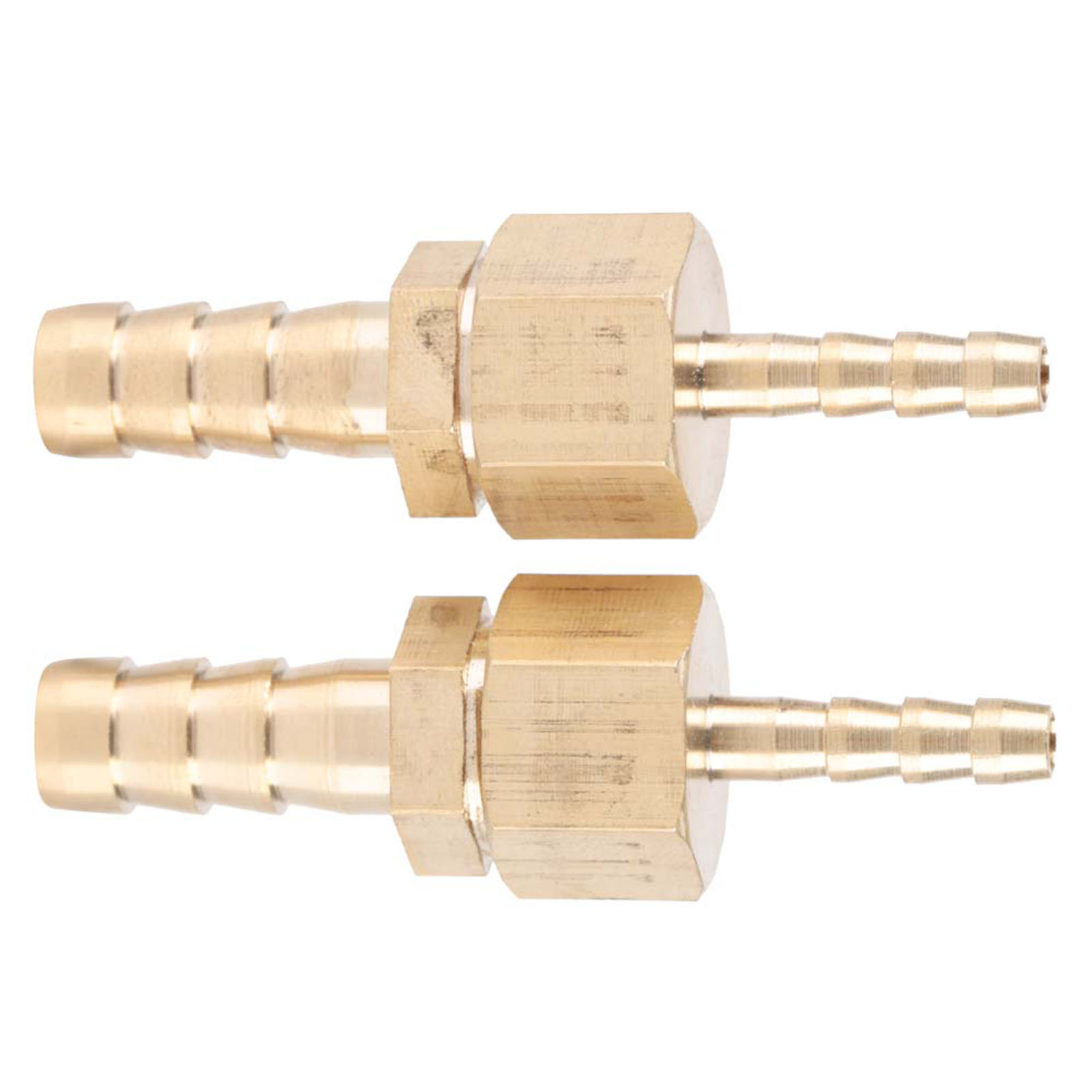 2-teiliges Reduzierstück Aus Messing Mit 4–8 Mm Reduzierkappe Mit Widerhaken