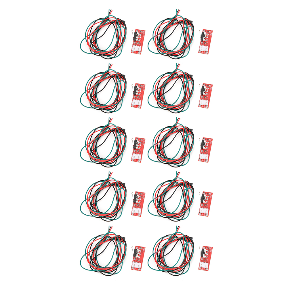 10 Mikrokontakt-sicherheitsrollenschalter Aus Kunststoff Mit Kabel, Zubehörset Für Elektronische Geräte, Endschalter