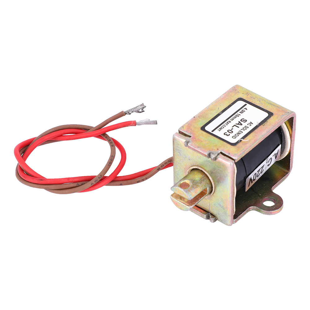 Schub-zug-elektromagnet, Spule Aus Reinem Kupfer, Für Die Industrielle Automatisierung, 4,9 N Kraft, 10 Mm Hub, 220 V Wechselstrom