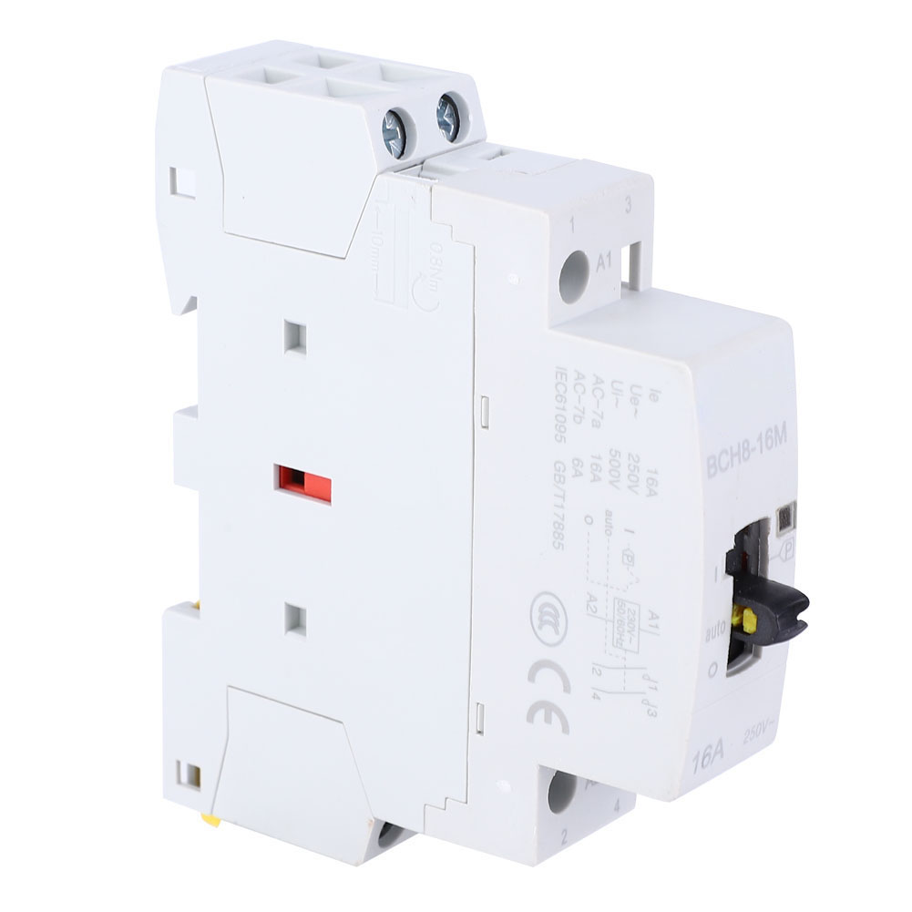 Wechselstrom 230v 16a 2p Schütz Mit Handsteuerung Für Elektrische Gebäudeinstallationen (1ö 1ö)