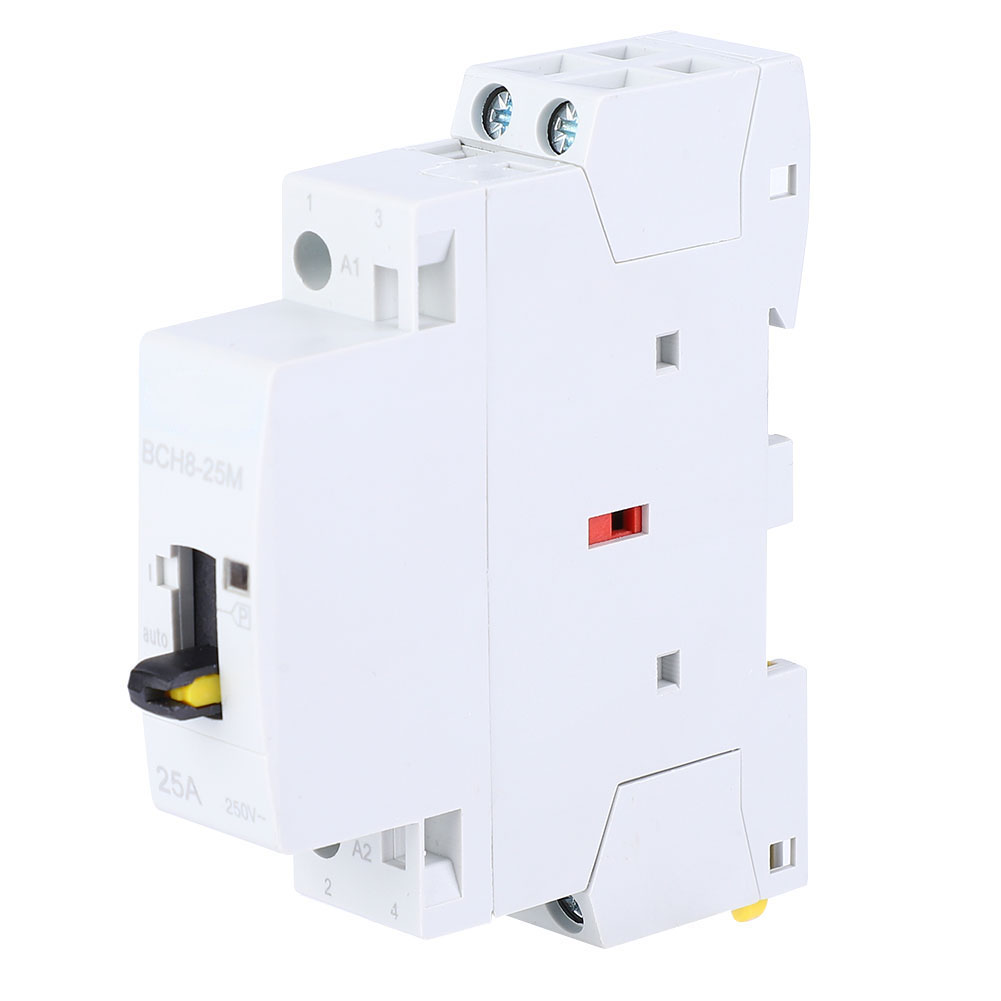 Modulares Schütz Ac 230 V 50/60 Hz 25 A 2p, Mit Manueller Steuerung, 1 Öffner, 1 Schließer, Für Hausverteilerkasten